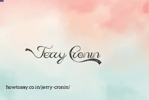 Jerry Cronin