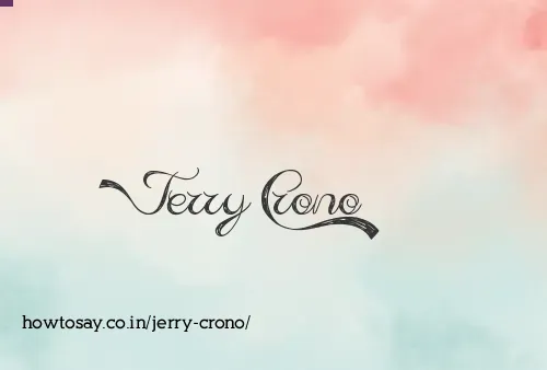 Jerry Crono