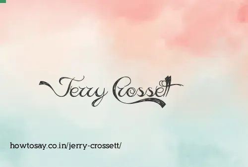 Jerry Crossett