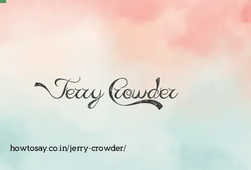 Jerry Crowder