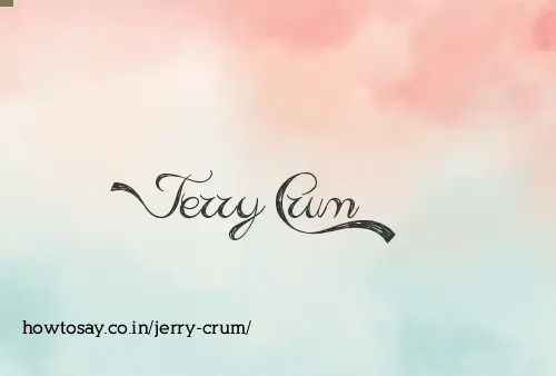 Jerry Crum