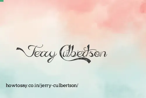 Jerry Culbertson