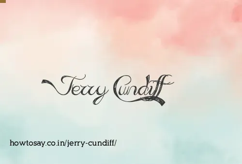 Jerry Cundiff