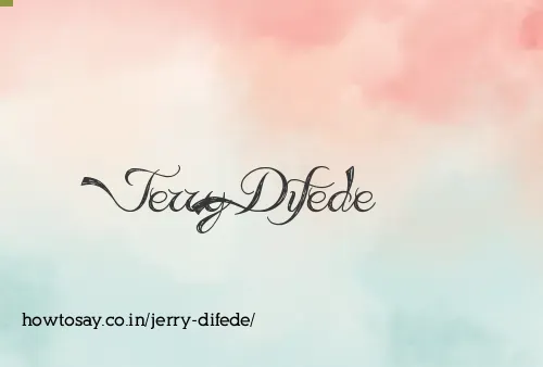 Jerry Difede