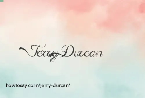 Jerry Durcan