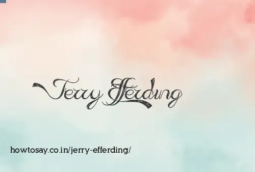 Jerry Efferding