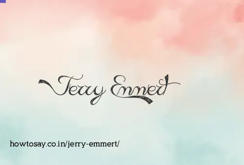 Jerry Emmert