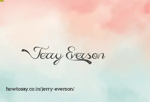 Jerry Everson