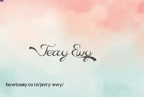 Jerry Ewy