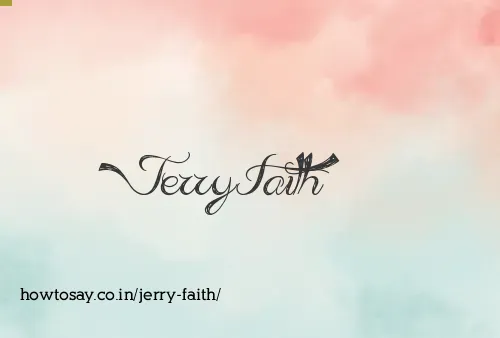 Jerry Faith