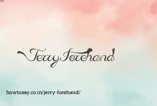Jerry Forehand