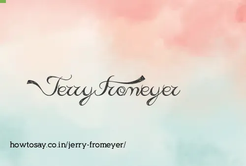 Jerry Fromeyer