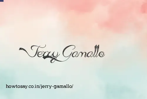 Jerry Gamallo