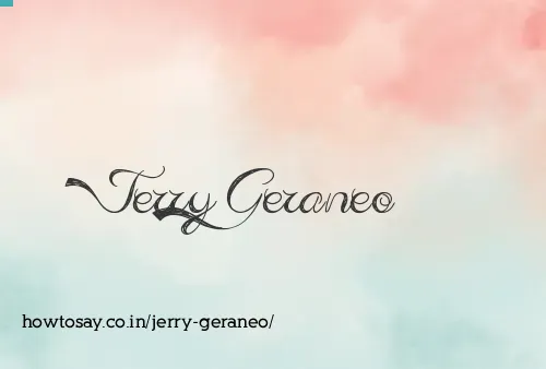 Jerry Geraneo