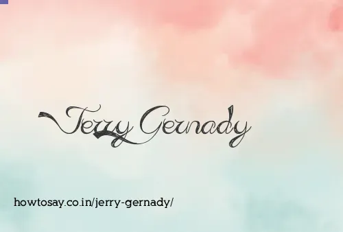 Jerry Gernady