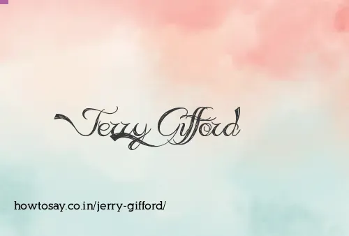 Jerry Gifford