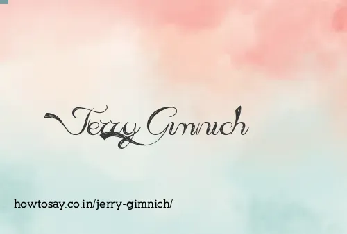 Jerry Gimnich