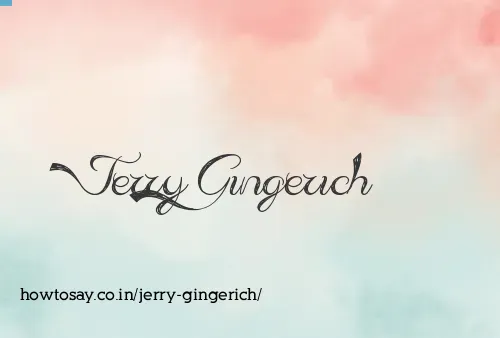 Jerry Gingerich