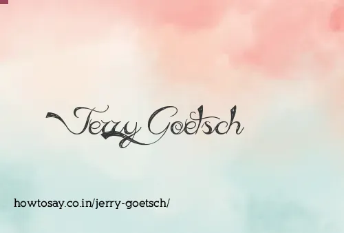 Jerry Goetsch