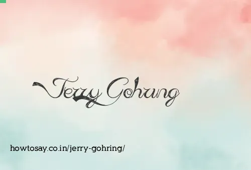 Jerry Gohring