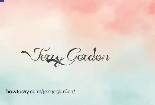 Jerry Gordon