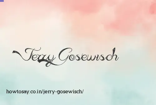 Jerry Gosewisch