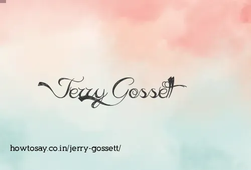 Jerry Gossett