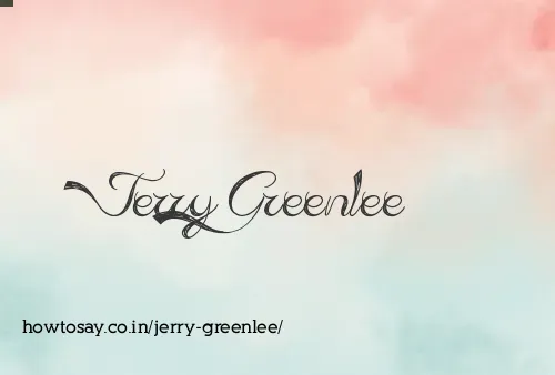 Jerry Greenlee