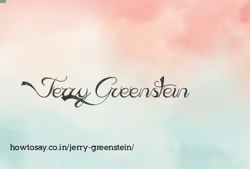 Jerry Greenstein