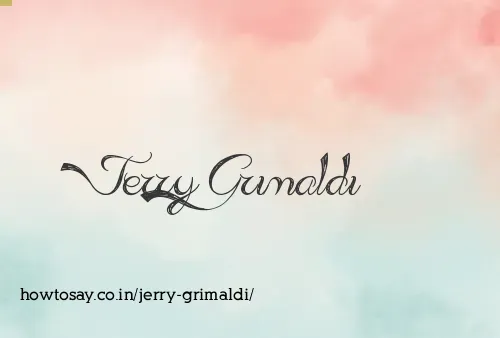 Jerry Grimaldi