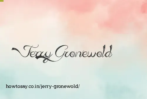 Jerry Gronewold