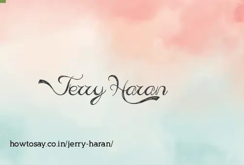 Jerry Haran
