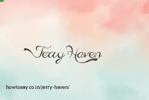 Jerry Haven