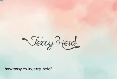 Jerry Heid