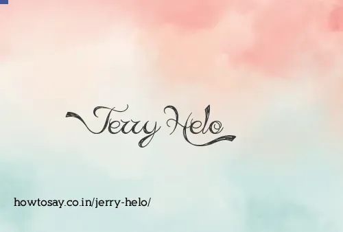 Jerry Helo