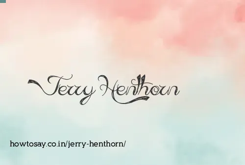 Jerry Henthorn