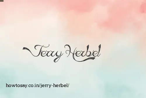 Jerry Herbel