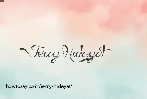 Jerry Hidayat