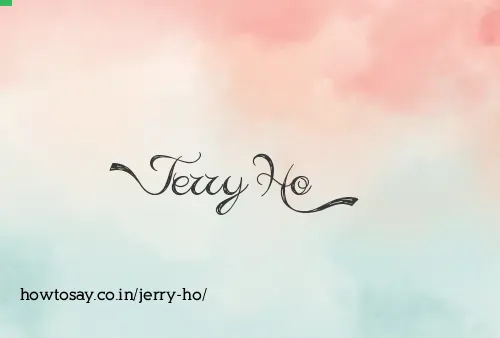 Jerry Ho