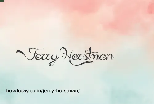 Jerry Horstman