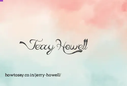 Jerry Howell