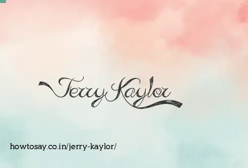 Jerry Kaylor