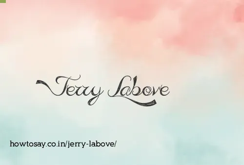 Jerry Labove