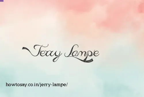 Jerry Lampe