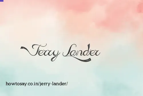 Jerry Lander