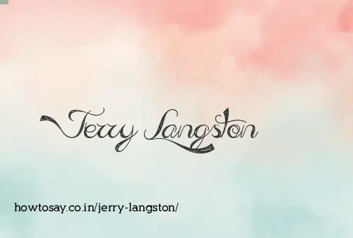 Jerry Langston