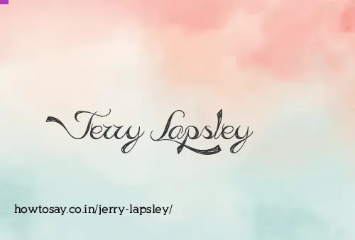 Jerry Lapsley