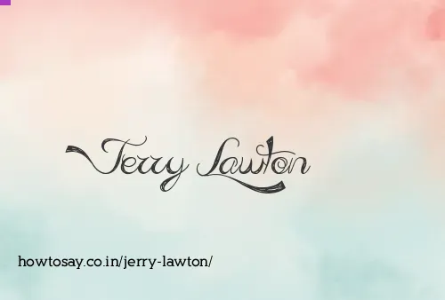Jerry Lawton