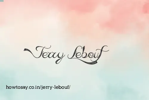 Jerry Lebouf