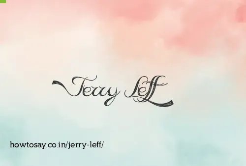 Jerry Leff
